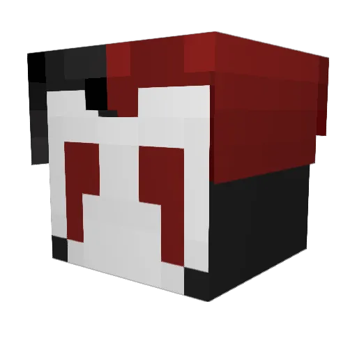 Weed_Jesus_ Minecraft avatar head, 3D render