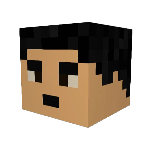 Weedle_OG Minecraft avatar head, 3D render