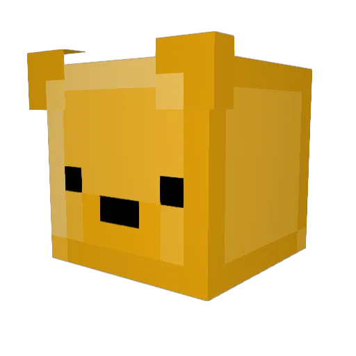 WeedyGents Minecraft avatar head, 3D render