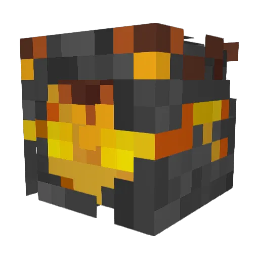 WeeferWafer Minecraft avatar head, 3D render