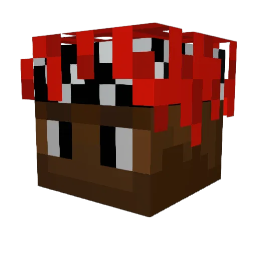 Weely_Ng Minecraft avatar head, 3D render