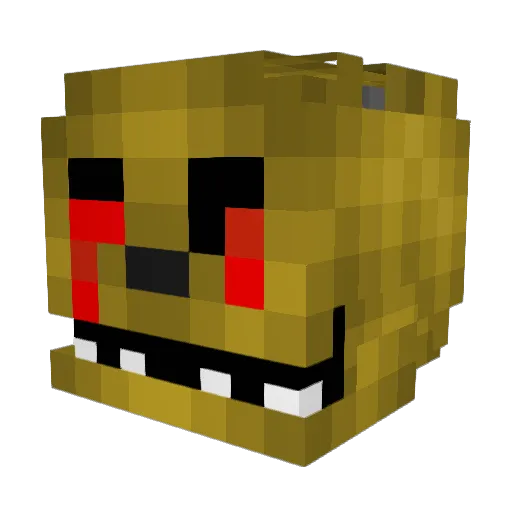 Weemac05 Minecraft avatar head, 3D render