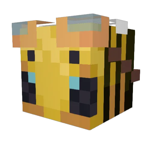 Weempus Minecraft avatar head, 3D render