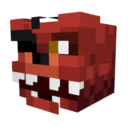 WeetbixGamer Minecraft avatar head, 3D render