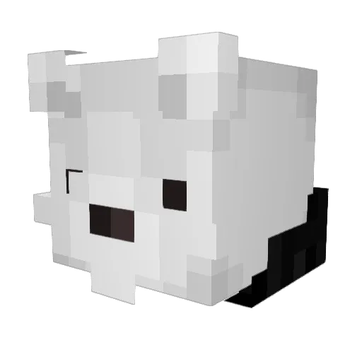 Weezus77 Minecraft avatar head, 3D render