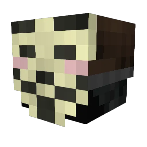 Weezy340 Minecraft avatar head, 3D render