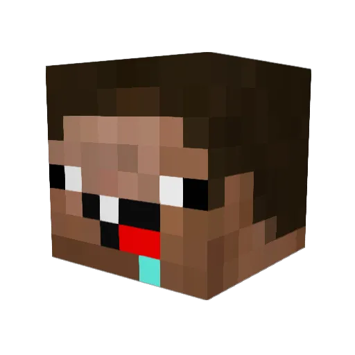 Weezy_10 Minecraft avatar head, 3D render