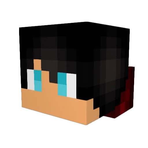 WeggFire Minecraft avatar head, 3D render
