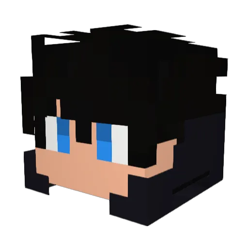 WeiDy_ Minecraft avatar head, 3D render