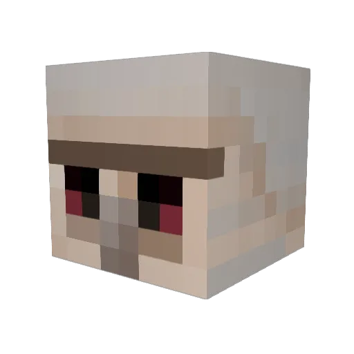 WeiWei0515 Minecraft avatar head, 3D render
