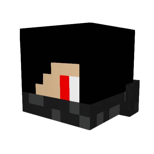WeiYan007 Minecraft avatar head, 3D render