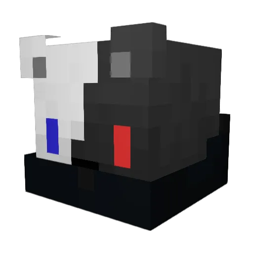 Wei_Lun0812 Minecraft avatar head, 3D render