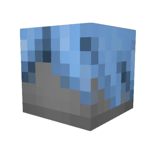 Weibblick Minecraft avatar head, 3D render