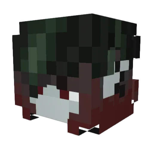 WeighedChutoy38 Minecraft avatar head, 3D render