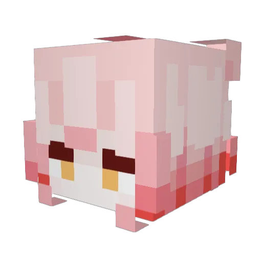 Weird101 Minecraft avatar head, 3D render