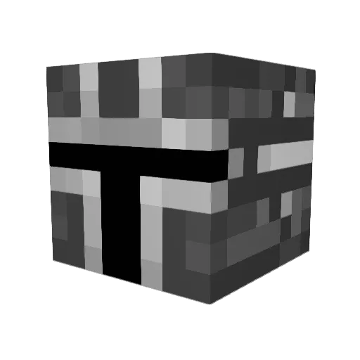 WeirdRedDude Minecraft avatar head, 3D render
