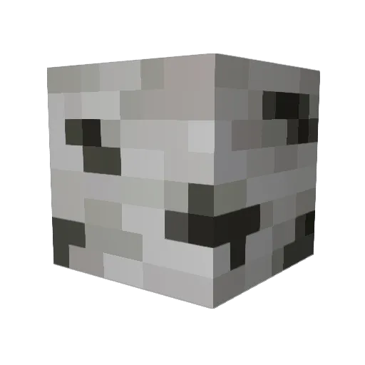 Weirdboibruh Minecraft avatar head, 3D render
