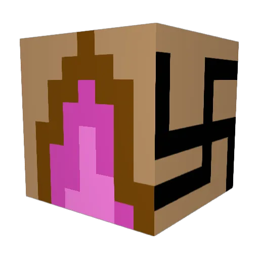 Weirdosteve8 Minecraft avatar head, 3D render