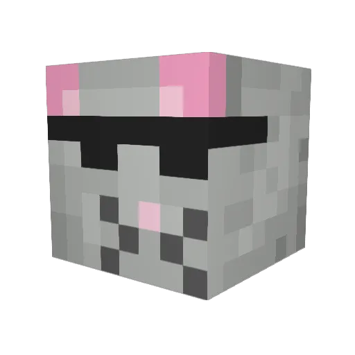 Weiry88 Minecraft avatar head, 3D render