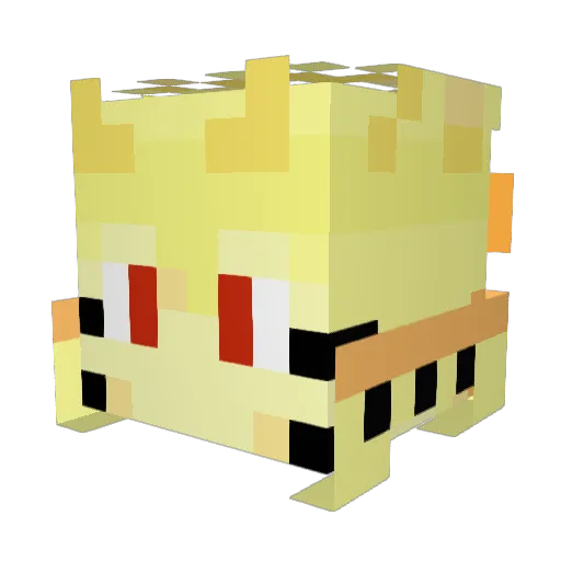 Weishenghaijie Minecraft avatar head, 3D render