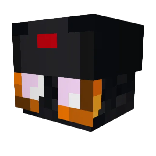 WeisseKobra Minecraft avatar head, 3D render