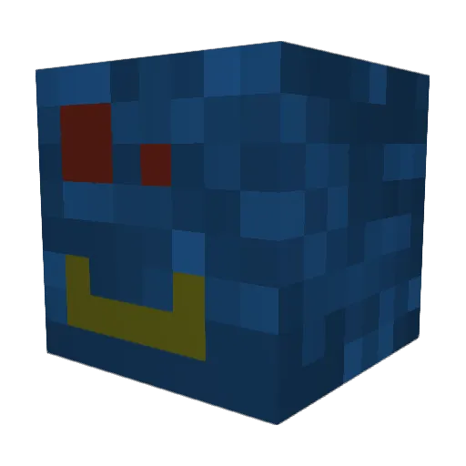 Weissgb12 Minecraft avatar head, 3D render