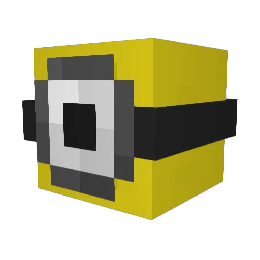 WekaMaximus Minecraft avatar head, 3D render