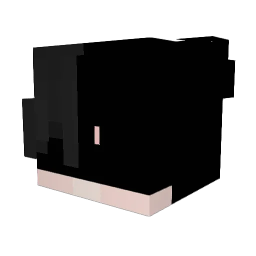 Weknod Minecraft avatar head, 3D render
