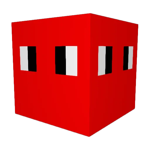 Weko88 Minecraft avatar head, 3D render