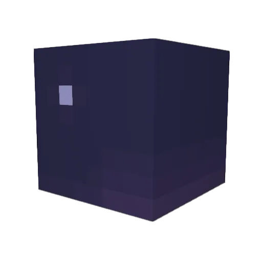 Welcomator Minecraft avatar head, 3D render