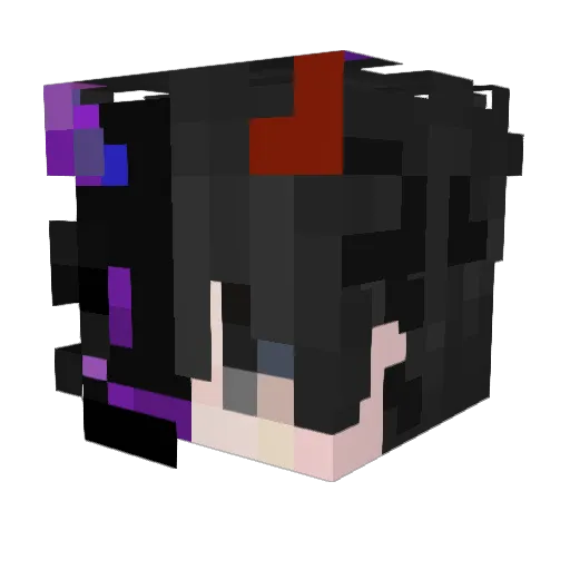 WelcomeBot_exe Minecraft avatar head, 3D render
