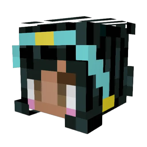 WelcomeToMoes Minecraft avatar head, 3D render