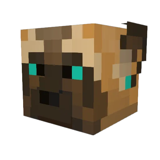 WelcomeToWalmart Minecraft avatar head, 3D render
