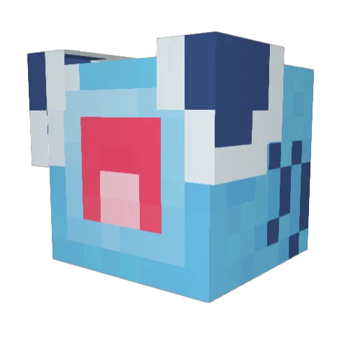 Welcome_to_Otaru Minecraft avatar head, 3D render
