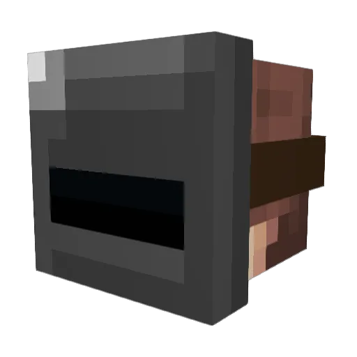Welder3000 Minecraft avatar head, 3D render