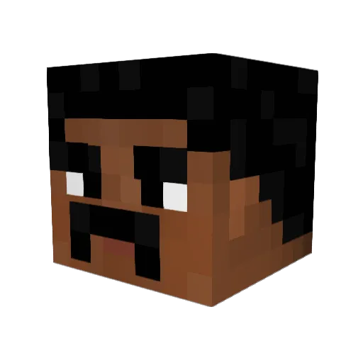 Welder763 Minecraft avatar head, 3D render