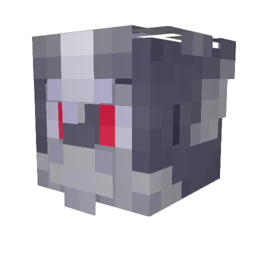 WeldonTheFloofer Minecraft avatar head, 3D render