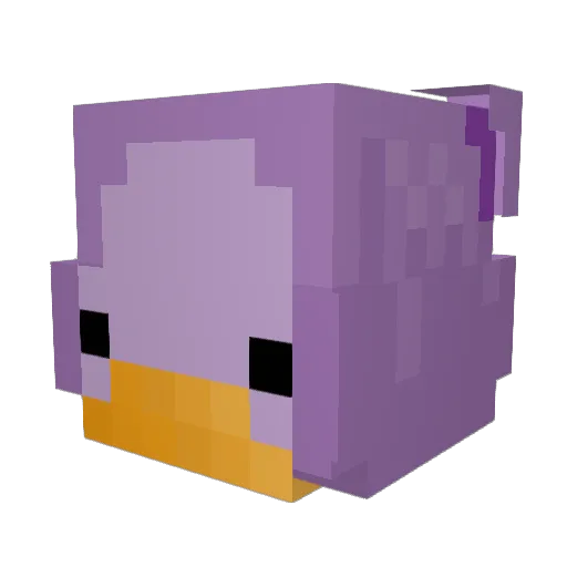 WelfareRecipient Minecraft avatar head, 3D render