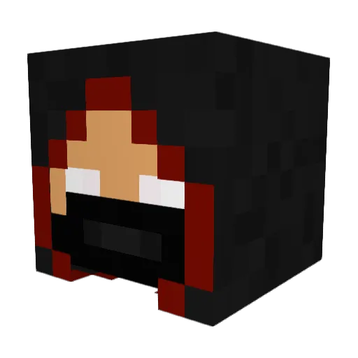 WellAWEsome_123 Minecraft avatar head, 3D render