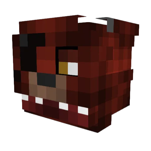 Well_Bruh Minecraft avatar head, 3D render