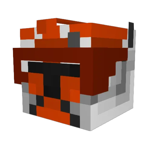 Wellan_DC Minecraft avatar head, 3D render