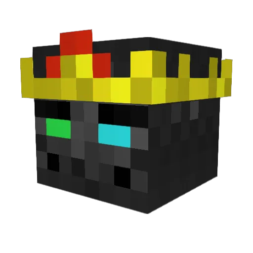 Wellken_9 Minecraft avatar head, 3D render