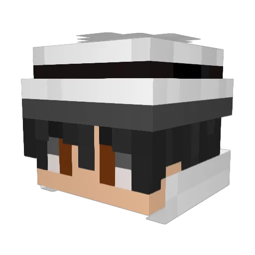 WellyngtonS Minecraft avatar head, 3D render