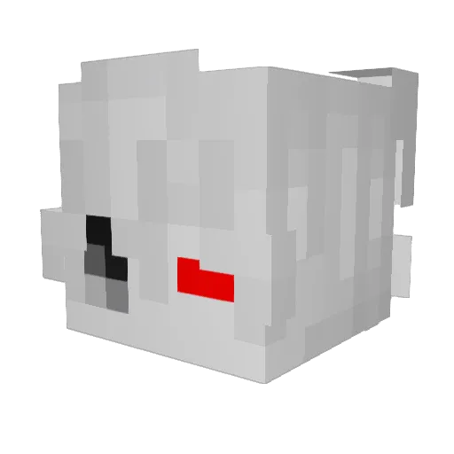 WelomeToKrytify Minecraft avatar head, 3D render