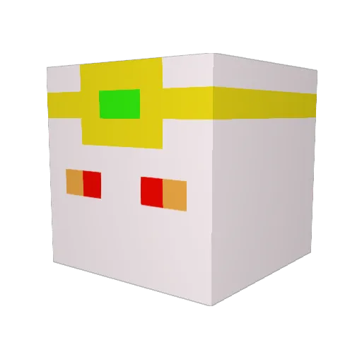 Welp_I_am_dead Minecraft avatar head, 3D render