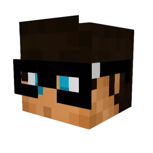 WelshSkills Minecraft avatar head, 3D render