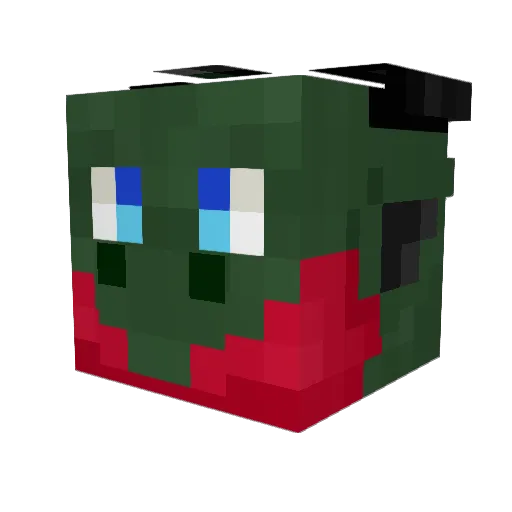 WelshyRhys Minecraft avatar head, 3D render