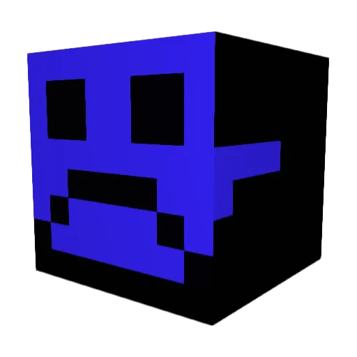 WemmbyBu Minecraft avatar head, 3D render