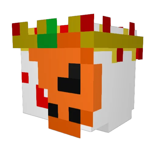 Wemmyyyyy Minecraft avatar head, 3D render