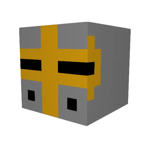 Wempoud Minecraft avatar head, 3D render